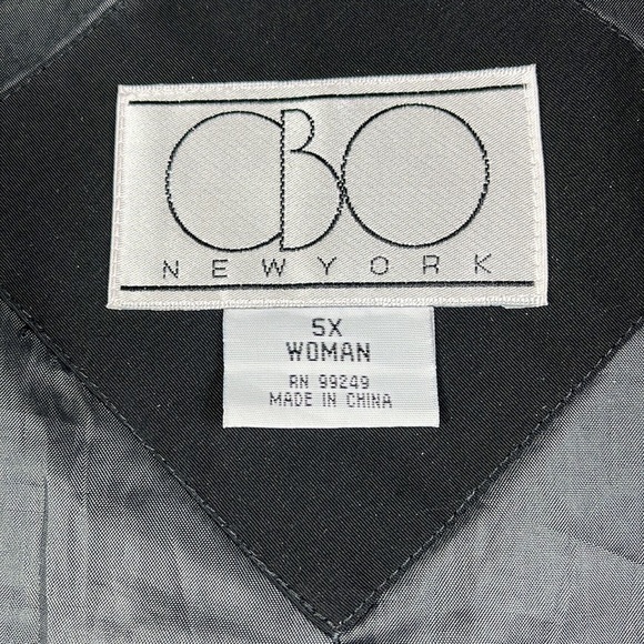 CBO NEW YORK woman's hooded rain jacket Sz 5X - Picture 9 of 12